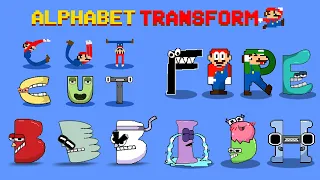 Funniest Alphabet Lore But Transformed from Super Mario Bros | videos ALL EPISODES | Game Animation