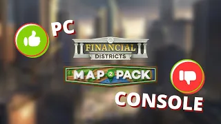 Console Players Should Skip These - Cities Skylines New DLC - Financial Districts and Map Pack 2