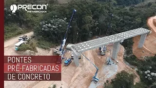 Ponte Pré-fabricada de Concreto - A Maior Viga de Concreto do Brasil