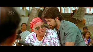 Rocking Star Yash Give Justice To Aunty and Old Man | Sathish | Best Comedy Scenes | Kannada Movie