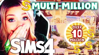 This House is Worth 10 MILLION $ 🤑THE MOST EXPENSIVE HOUSE in The Sims 4 🤑MANSION BUILD CHALLENGE P5