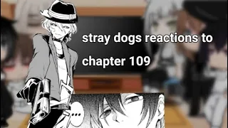 /stray dogs reactions to chapter 109/ бродячі пси реакція на 109 главу/