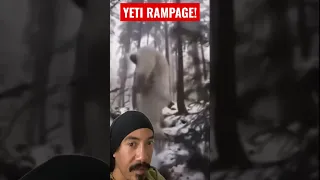 YETI RAMPAGE! #bigfoot #yeti #cryptids #paranormal #youtubeshorts #fyp