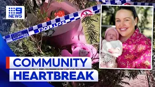 Murder-accused behind bars after deaths of wife, baby in Rockhampton | 9 News Australia