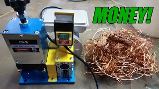 Automatic Wire Stripping Machine - Strip Copper Wire in Seconds!