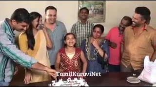 Deivamagal Serial Moni Kutty / Birthday  Celebrations  Deivamagal Shooting Spot