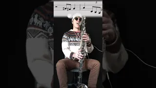 How to play the Grinch on the bass clarinet