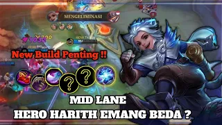 HARITH MID LANE EMANG BEDA | BUILD HARITH TOP PLAYER DAMAGE MAGIC FULL ITEM - MOBILAGENDS