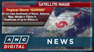 Signal no. 1 up in parts of Batanes, Babuyan, Cagayan, Isabela as 'Goring' slightly intensifies |ANC