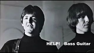 Beatles sound making  " HELP "  Bass  Guitar