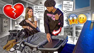 I'M MOVING TO LA WITHOUT YOU PRANK ON MY GIRLFRIEND 😱💕🥺 *She Got Sad*