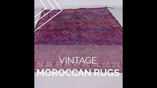 Handmade berber moroccan carpet