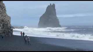 Reynisfjara the black beach of Iceland