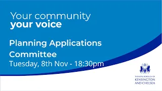 Planning Applications Committee - 8th Nov 2022 6:30pm