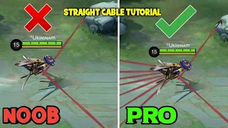 STRAIGHT CABLE TUTORIAL ✅ ( HARDEST FANNY CABLE ) MASTER in 8 MINS 😎 🔥 - MLBB