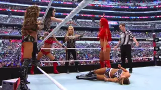 Team Total Divas vs Team B.A.D & Blonde:  WrestleMania 32 kickoff