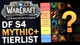 My Tierlist for Dragonflight Season 4 of Mythic+