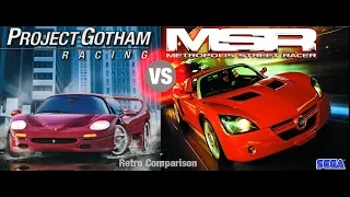 Project Gotham Racing vs Metropolis Street Racer - Retro Comparison - Tokyo Asakusa