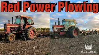 Old School Moldboard Plowing With International 1256 & International 1066