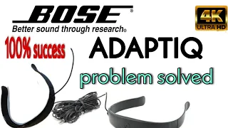 Bose Adaptiq Not  Working PROBLEM SOLVED / bose 300,500,700,900