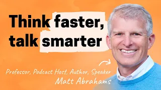 How to speak more confidently and persuasively | Matt Abrahams (professor, speaker, author)