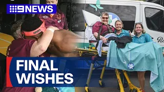 Group gives final requests to terminally ill Queenslanders | 9 News Australia