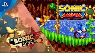 Sonic Mania and Sonic Forces PS4 Gameplay Demo | E3 2017