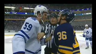 Maple Leafs - Sabres rough stuff 9/21/13