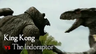 [Short] King Kong vs The Indoraptor Stop Motion