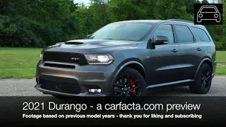 Meet The 2021 Dodge Durango -  athletic handling characteristic and an elegant cabin