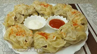 Вот, как нужно готовить МАНТЫ! Все дело в тесте! Самые сочные узбекские манты - Даже кушать жалко!