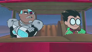 Various modes of transmission / Robin sleeps while driving a car / Teen Titans Go / clips