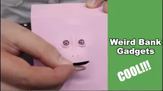 GUY SHOWS OFF WEIRD COIN BANK COLLECTION