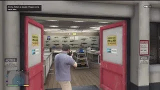 GTA 5 - Can you Rob A Gun Store? (Grand Theft Auto 5 Gameplay)