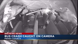 Perry County bus crash caught on camera