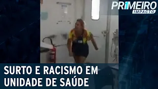 Racista entra em surto em unidade de saúde em Magé (RJ) | Primeiro Impacto (13/06/23)