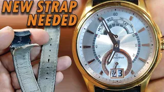 Make A Leather Watch Strap In Details,Leather Craft Tutorial