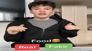 fake food or real food (meme)