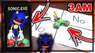 DO NOT PLAY CHARLIE CHARLIE FIDGET SPINNER WHEN CALLING SONIC.EXE AT 3AM! SUMMONING SONIC.EXE AT 3AM