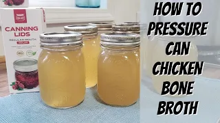 Pressure Canning Chicken Broth with Forjars Canning Lids