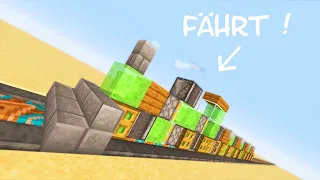 Wie erstelle ich ein funktionierenden Zug in Minecraft ? Java/Bedrock