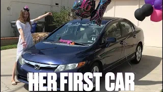 SURPRISING MY TEENAGE DAUGHTER WITH HER FIRST CAR ON HER 16TH BIRTHDAY