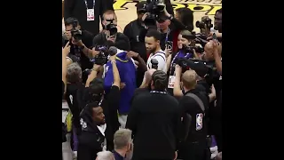Major respect between the Warriors and Kings 🤝