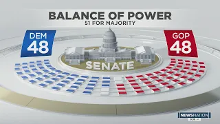 2 seats up for grabs may determine balance of power in Senate