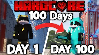 Surviving 100 Days on 2b2t