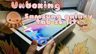 распаковка и обзор планшета Samsung galaxy tab s6 lite розовый/скачиваем учебники