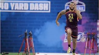 Montez Sweat breaks NFL combine record for 40-yard dash by defensive linemen