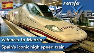 Valencia to Madrid onboard high speed Talgo trains... AVE S-112 review