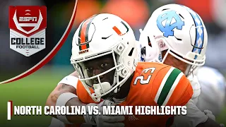 North Carolina Tar Heels vs. Miami Hurricanes | Full Game Highlights