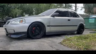 B20-vtec EK on Nitrous (125 shot) Plus some Action in the streets of mexico!